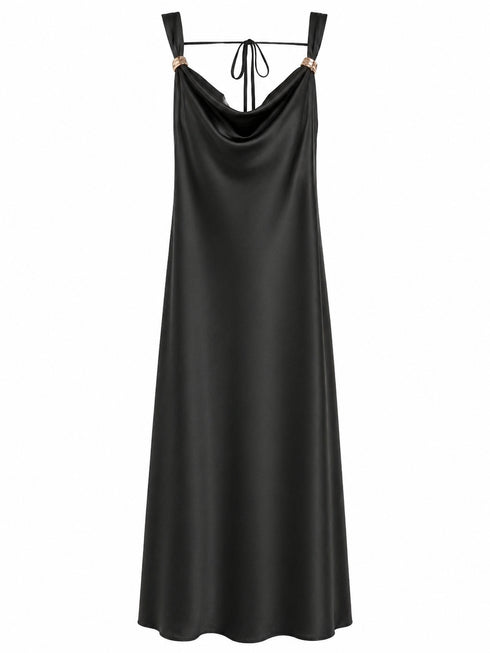 VESTITO SETA CON DETTAGLIO GIOIELLO (43)