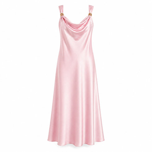 VESTITO SETA CON DETTAGLIO GIOIELLO (43)