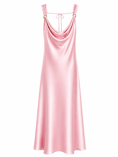 VESTITO SETA CON DETTAGLIO GIOIELLO (43)