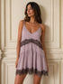 HAVEONE-VESTITO CON INSERTI IN PIZZO (50)