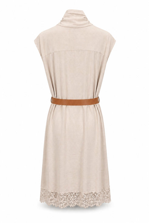 HAVEONE- ABITO SMANICATO CON PIZZO (54)
