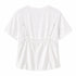 TENSIONE IN-TSHIRT BIANCA CON TOP IN PIZZO SOVRAPPOSTO (64)