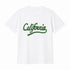 CALIFORNIA T-SHIRT BIANCA CON SCRITTA VERDE (66)