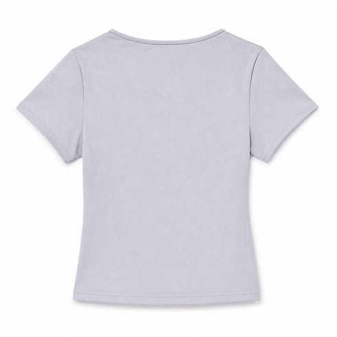 T-SHIRT CON SCOLLO QUADRATO (15)