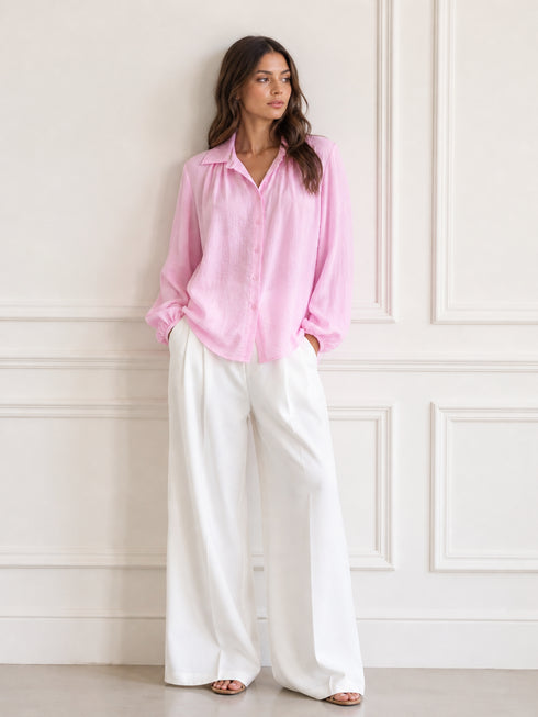 CAMICIA LEGGERA CON BOTTONI (109)