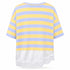 T-SHIRT RIGATA CON INSERTO IN PIZZO (72)