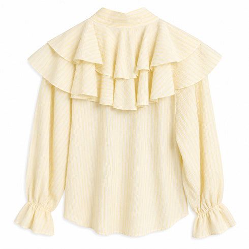 CAMICIA CON ROUCHES E FIOCCO (75)