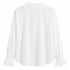 CAMICIA CON ROUCHES E SCOLLO A V (77)