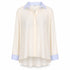 CAMICIA OVER TRASPARENTE CON DETTAGLI A CONTRASTO (76)