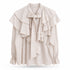 CAMICIA A QUADRETTI CON RUCHES E FIOCCO (74)