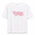 T-SHIRT BIANCA CON SCRITTA VINTAGE IN RILIEVO (84)