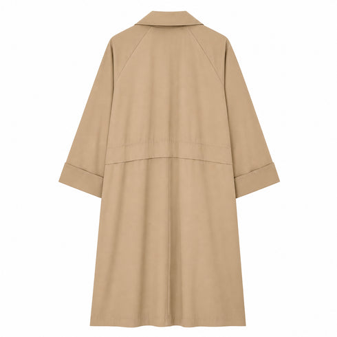 HAVEONE TRENCH BEIGE LEGGERO CON COLLO AMPIO (96)