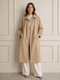 HAVEONE TRENCH BEIGE LEGGERO CON COLLO AMPIO (96)