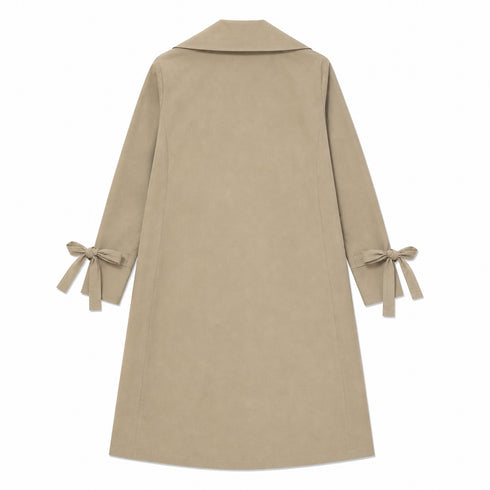 TENSIONE IN TRENCH BEIGE CON DETTAGLI IN PIZZO (95)