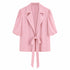 COORDINATO ROSA CON BLUSA E PANTALONE A PALAZZO (94)
