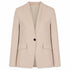 COORDINATO ELEGANTE BEIGE CON BLAZER E PANTALONE AMPIO (91)