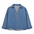 CAMICIA IN DENIM BLU OVERSIZE