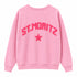 FELPA CON SCRITTA ST.MORITZ E STELLA (104)