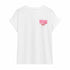 T-SHIRT BIANCA CON STAMPA “DRINK NIGHT” (111)