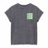 T-SHIRT GRIGIA CON STAMPA “LOVE LOVE LOVE” (112)
