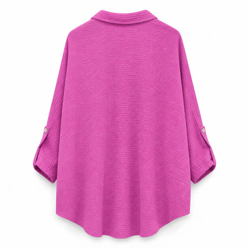 COMPLETO ESTIVO IN COTONE CON CAMICIA E SHORTS (113)
