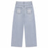 JEANS WIDE LEG CON BORCHIE E TASCHE STELLA (145)
