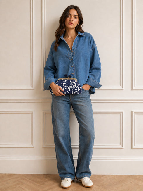 POCHETTE ELEGANTE BLù (117)