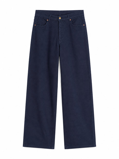 TENSIONE IN-PANTALONI BLU A GAMBA DRITTA (129)