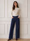 TENSIONE IN-PANTALONI BLU A GAMBA DRITTA (129)