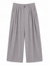 PANTALONI AMPI CON PINCES GRIGI (138)