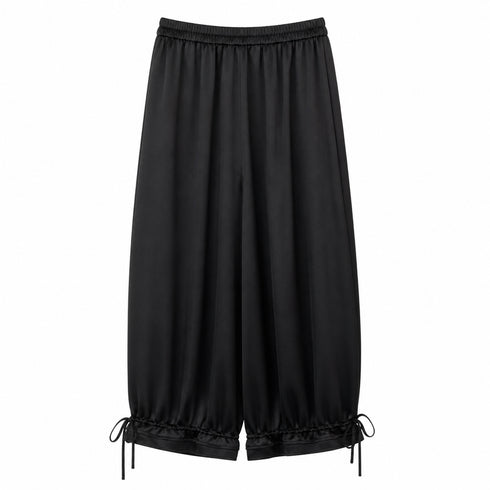 PANTALONI NERI AMPI CON ORLO REGOLABILE (134)