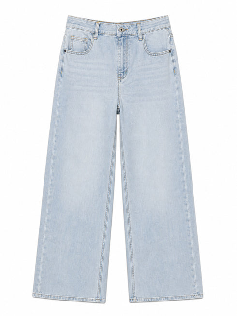 JEANS A GAMBA LARGA IN DENIM (132)