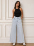 JEANS A GAMBA LARGA IN DENIM CHIARO (131)