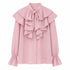 CAMICIA CON ROUCHES E FIOCCO (75)