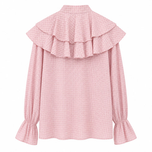 CAMICIA CON ROUCHES E FIOCCO (75)