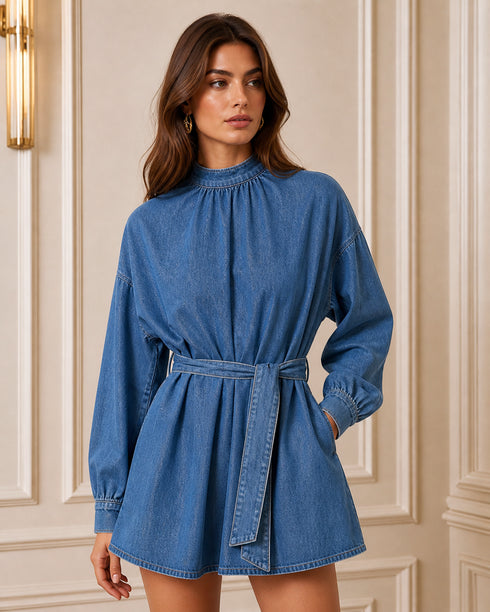 ABITO CHEMISIER IN DENIM (128)