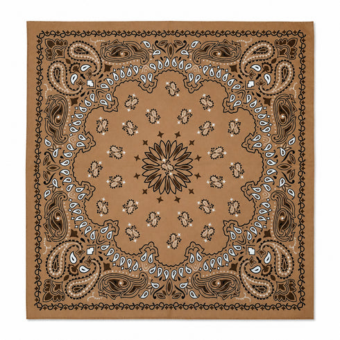 FOULARD PAISLEY COLOR CAMMELLO