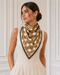 FOULARD IN RASO A POIS