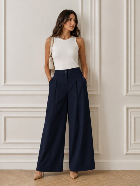 TENSIONE IN-PANTALONI AMPI A VITA ALTA (137)