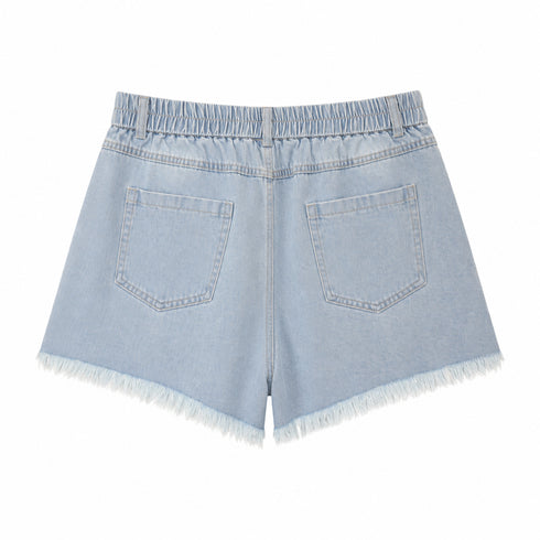 SHORTS JEANS FARFALLA CON RICAMI FRAGOLA (25)
