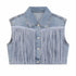 GILET CROPPED IN DENIM CON FRANGE (26)