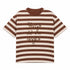 T-SHIRT A RIGHE CON SCRITTA RICAMATA (24)