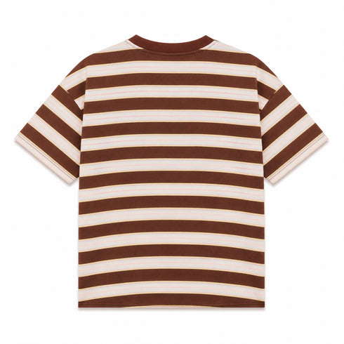 T-SHIRT A RIGHE CON SCRITTA RICAMATA (24)