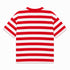 T-SHIRT A RIGHE CON SCRITTA RICAMATA (24)