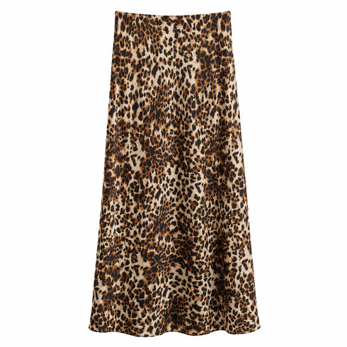 GONNA LUNGA SATINATA ANIMALIER (32)