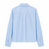 CAMICIA OVER FIT IN COTONE CELESTE (8)