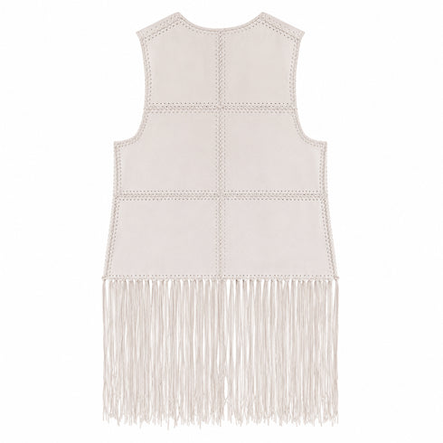 GILET CON FRANGE BOHO CHIC (3)