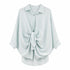 CAMICIA OVERSIZE A RIGHE CON NODO (19)