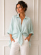 CAMICIA OVERSIZE A RIGHE CON NODO (19)