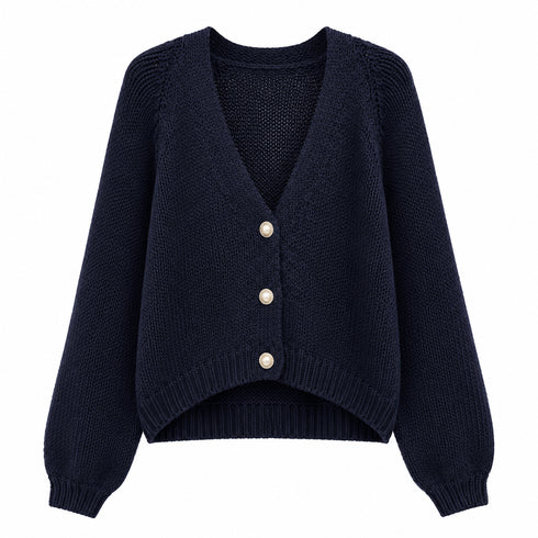 HAVEONE-CARDIGAN CON BOTTONI GIOIELLO (1)